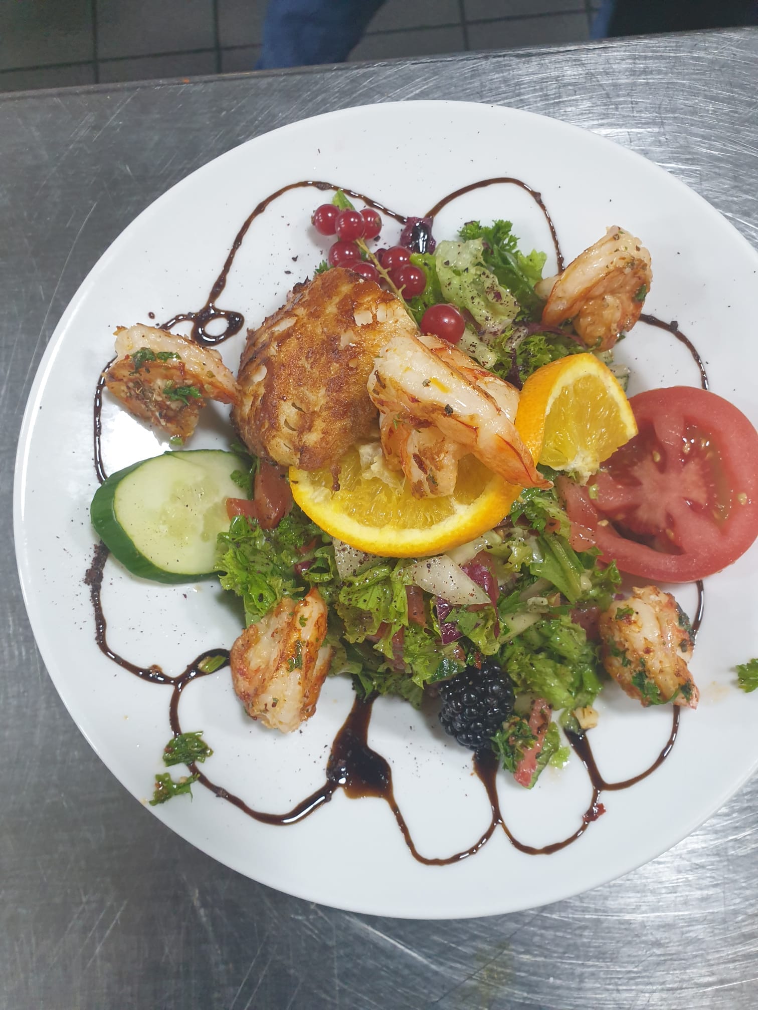 Garnelen-Salat